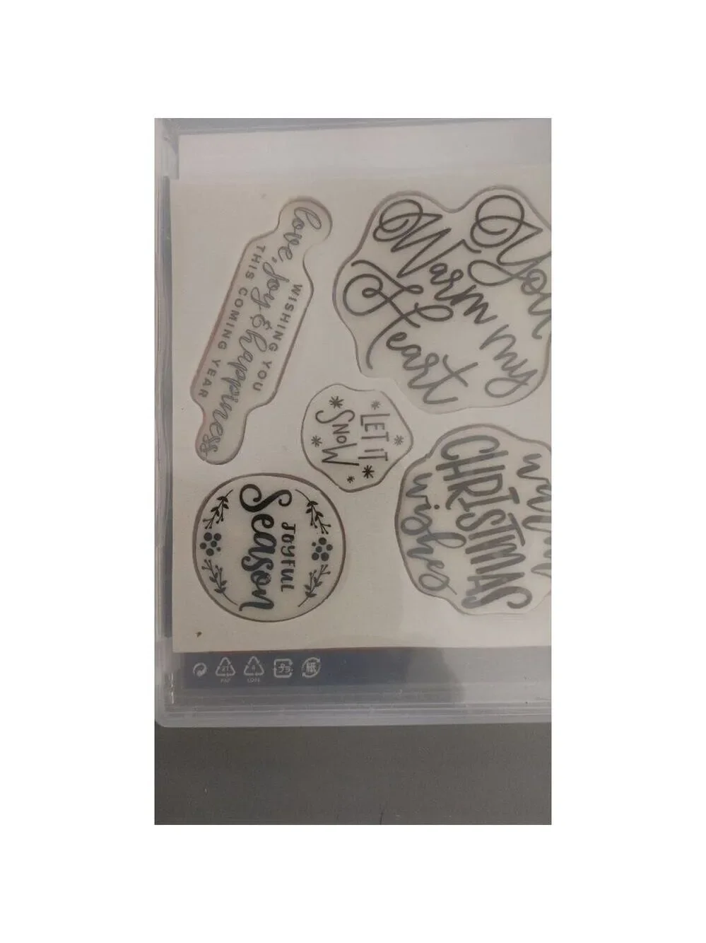 Stampin' Up! Encircled In Warmth, Angels Of Peace & Peace To You Cling Stamps